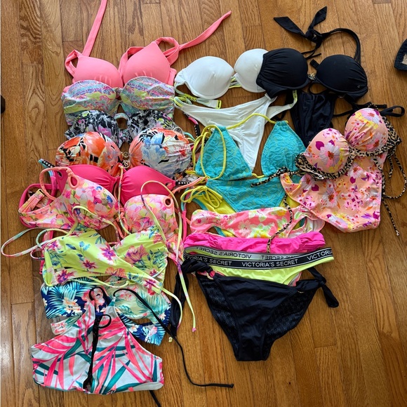 Victoria's Secret Other - Lot of medium Victoria’s Secret pink swim bikinis medium 👙